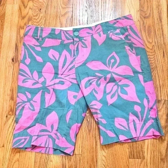 O'Neil Hawaiian Shorts Size 11 💯 Cotton EUC - Picture 1 of 10